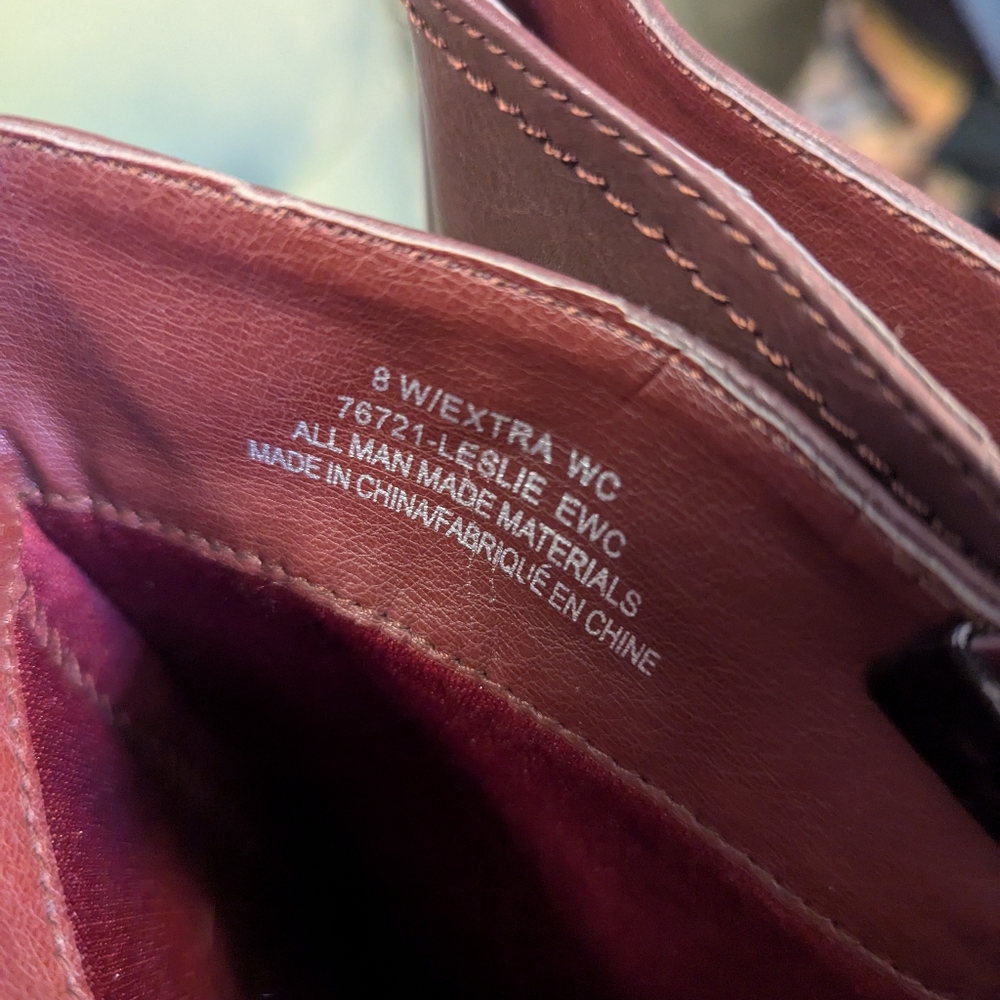 New EWC W/O Box Maurice's Faux Leather Boots Size 8W With Extra Wide Calf - Picture 4 of 9